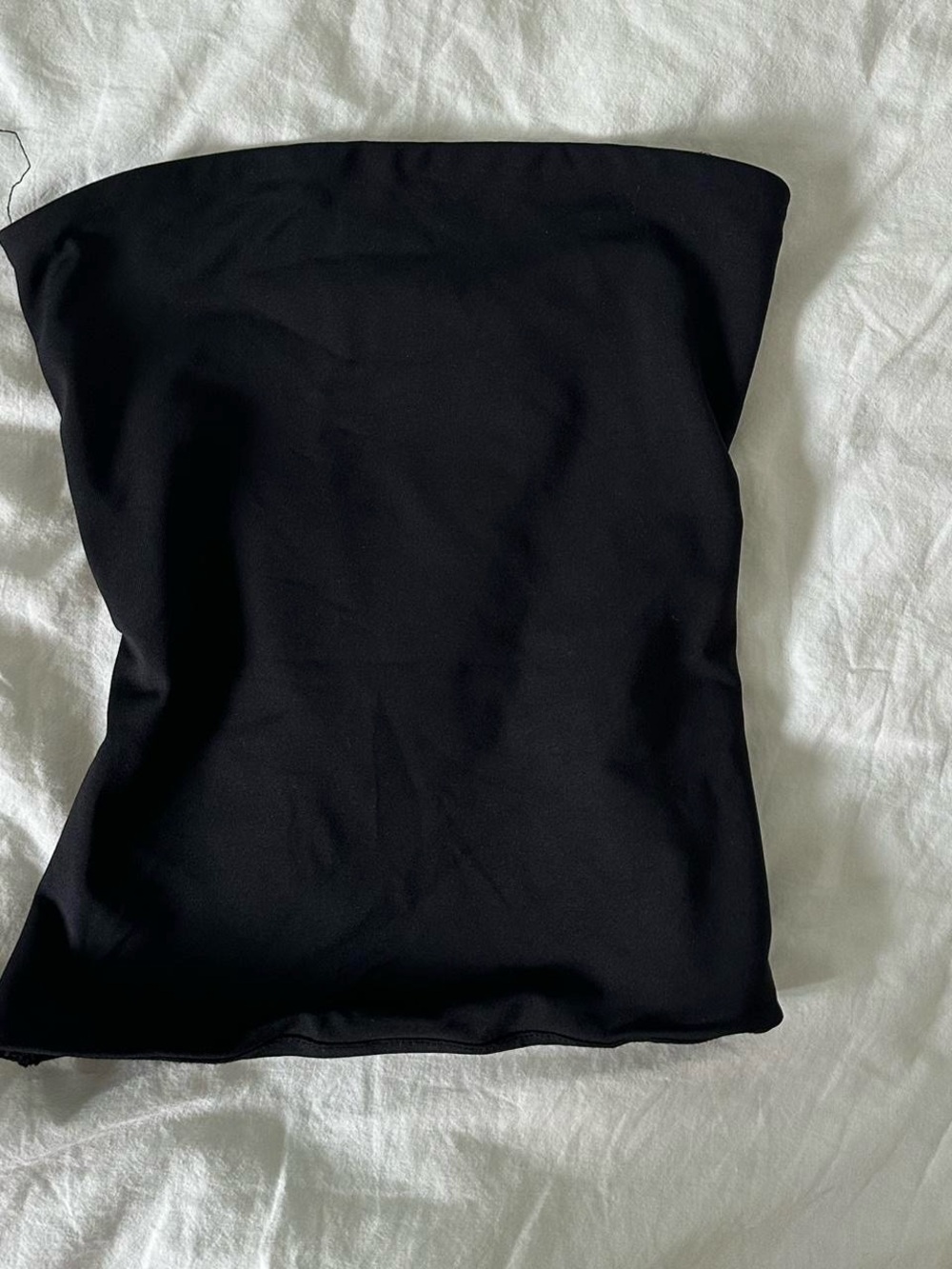 Bershka Black Strapless Tube Top - Women